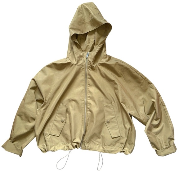 Steve Madden Jackets & Blazers - Steve Madden Olive Green Short Hooded Bomber Style Jacket New With Tags